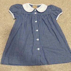The Beaufort Bonnet Company Blue and White Gingham Dress